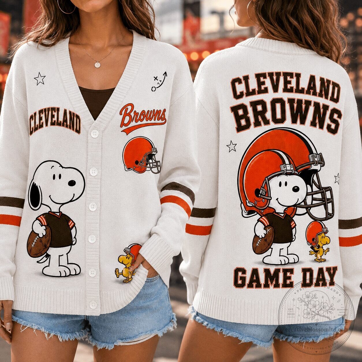 Cleveland Browns Snoopy Game Day Varsity Knitted Fleece Cardigan for Football Fans 7 Cleveland Browns Snoopy Game Day Varsity Knitted Fleece Cardigan for Football Fans