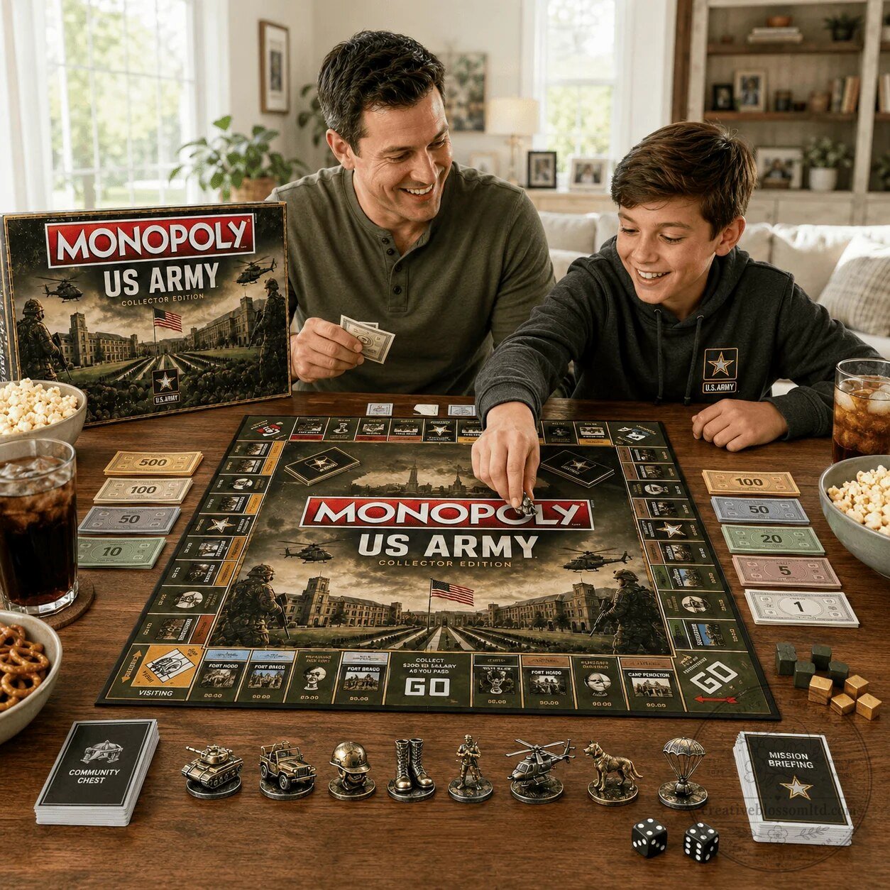 Monopoly United States Army Collector Edition Board Game 8 Monopoly United States Army Collector Edition Board Game
