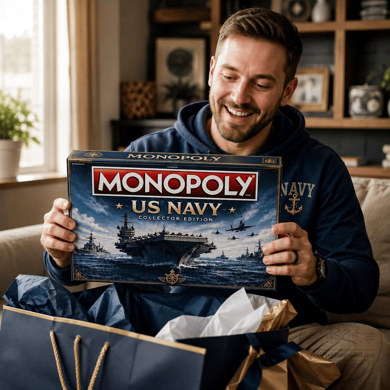 Monopoly United States Navy Collector Edition Board Game 9 Monopoly United States Navy Collector Edition Board Game
