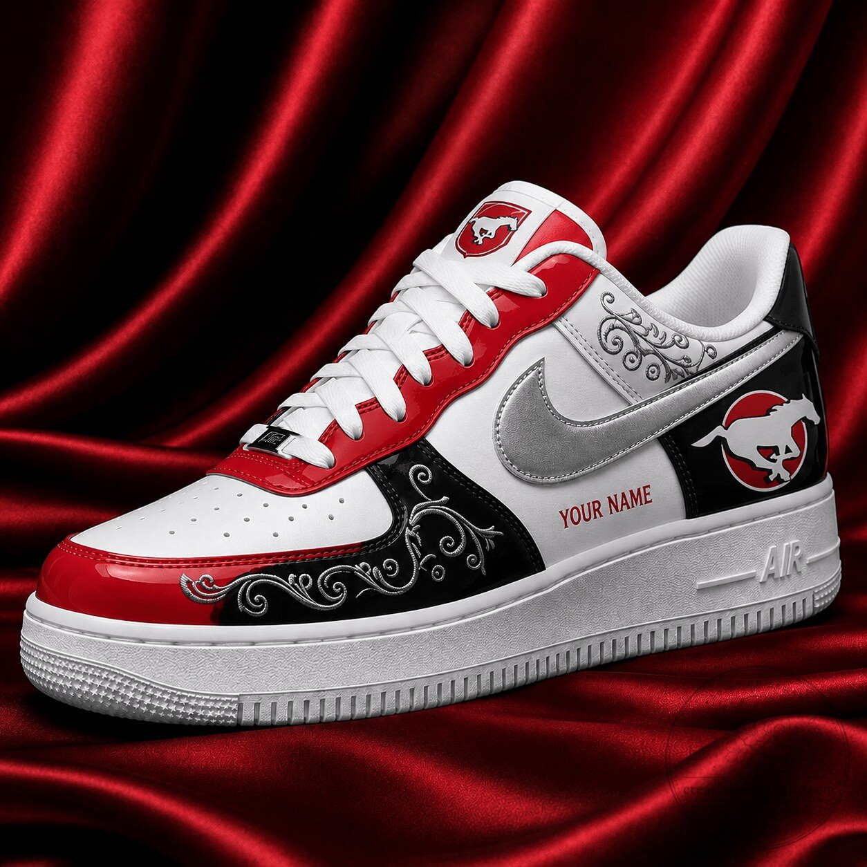 Calgary Stampeders CFL New AF1 Sneakers Shoes Custom Any Name Gifts