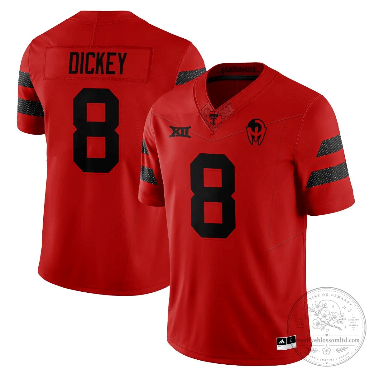 Texas Tech Red Raiders Patrick Mahomes Black Football Jersey 32 Texas Tech Red Raiders Patrick Mahomes Black Football Jersey
