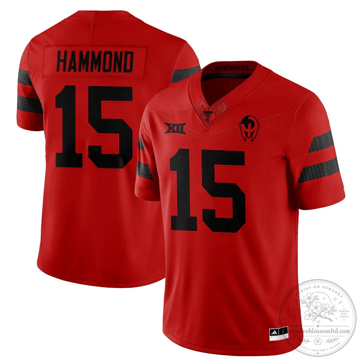 Texas Tech Red Raiders Patrick Mahomes Black Football Jersey 33 Texas Tech Red Raiders Patrick Mahomes Black Football Jersey
