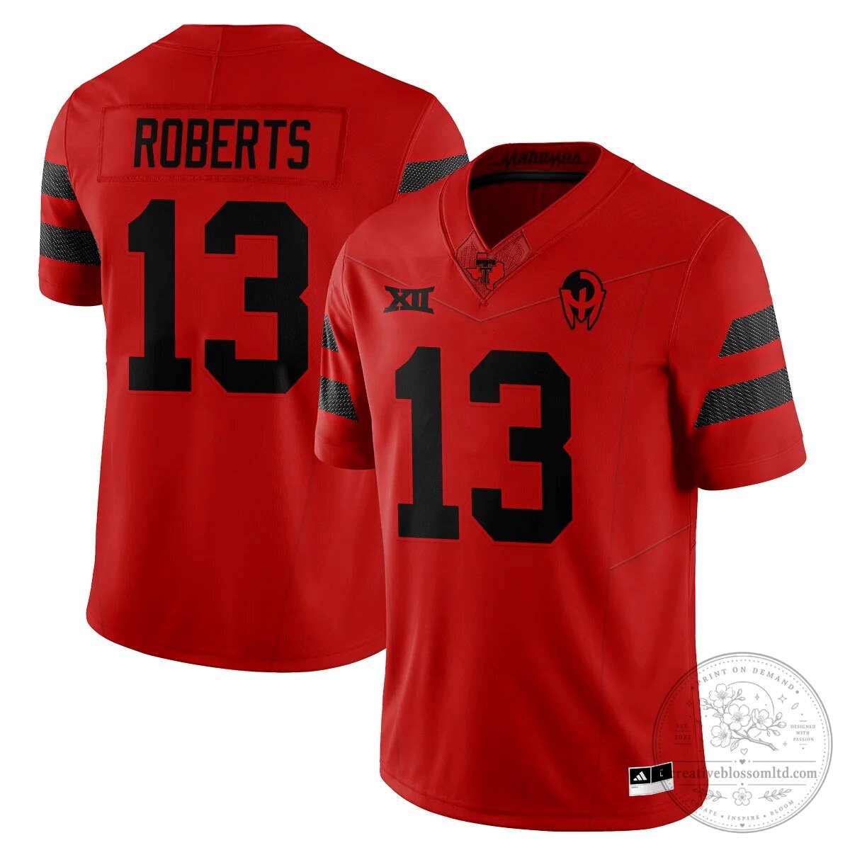 Texas Tech Red Raiders Patrick Mahomes Black Football Jersey 36 Texas Tech Red Raiders Patrick Mahomes Black Football Jersey