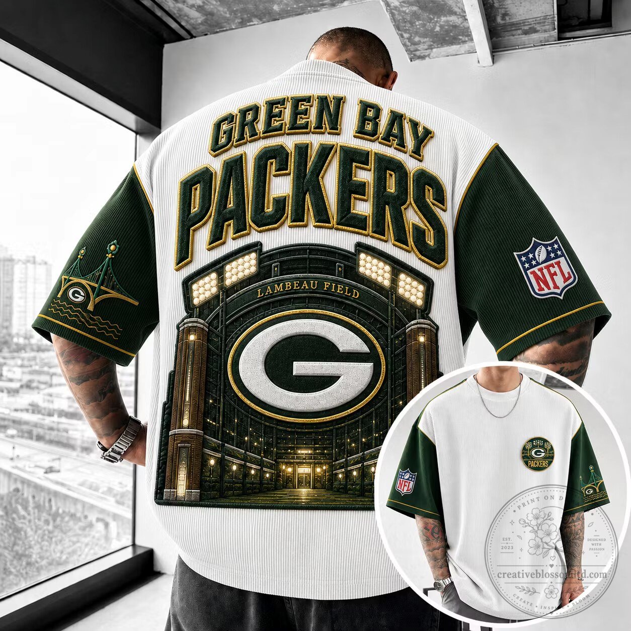 Green Bay Packers Lambeau Field NFL Football Team Fan T-Shirt