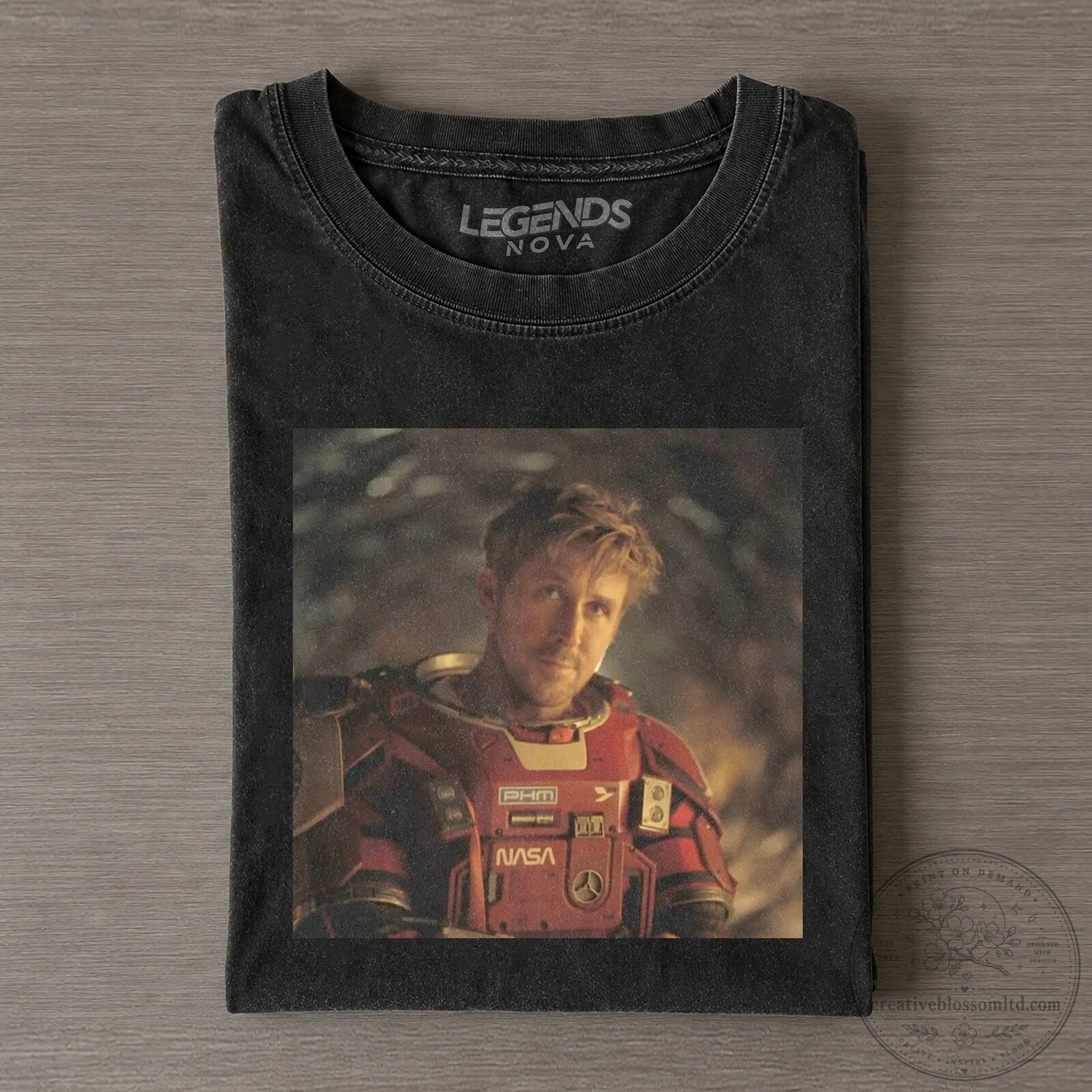 Ryland Grace Project Hail Mary Movie Astronaut Portrait T-Shirt