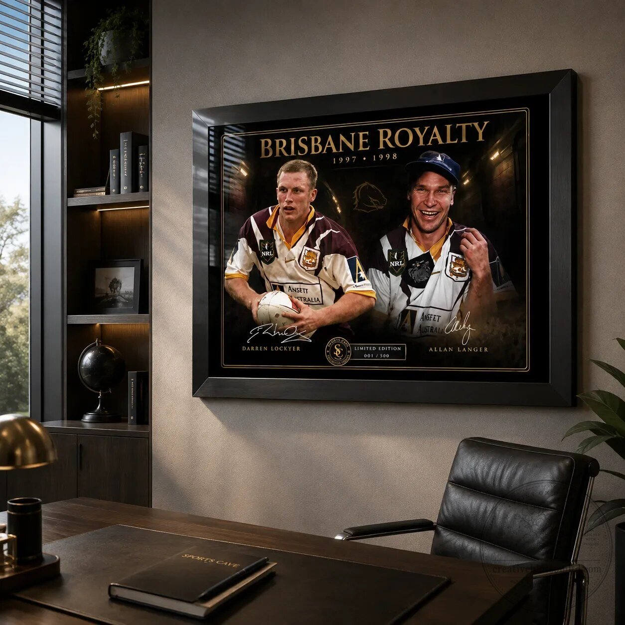 Brisbane Broncos Darren Lockyer Allan Langer National Rugby League Wall Art 12 Brisbane Broncos Darren Lockyer Allan Langer National Rugby League Wall Art
