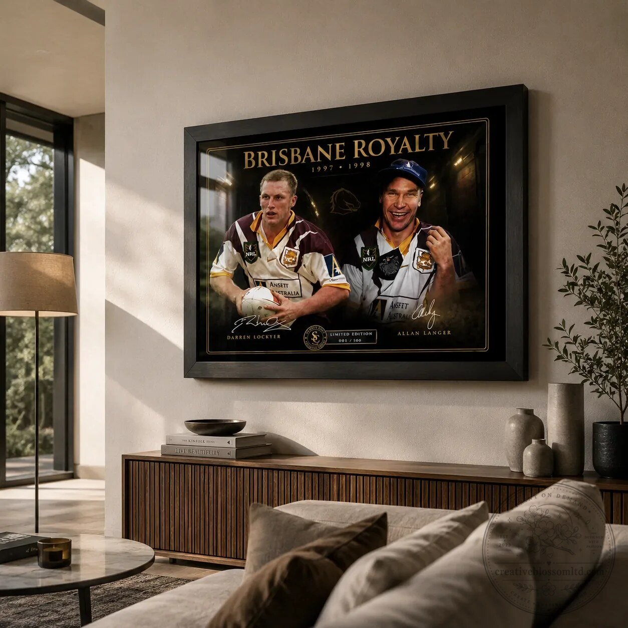 Brisbane Broncos Darren Lockyer Allan Langer National Rugby League Wall Art 13 Brisbane Broncos Darren Lockyer Allan Langer National Rugby League Wall Art
