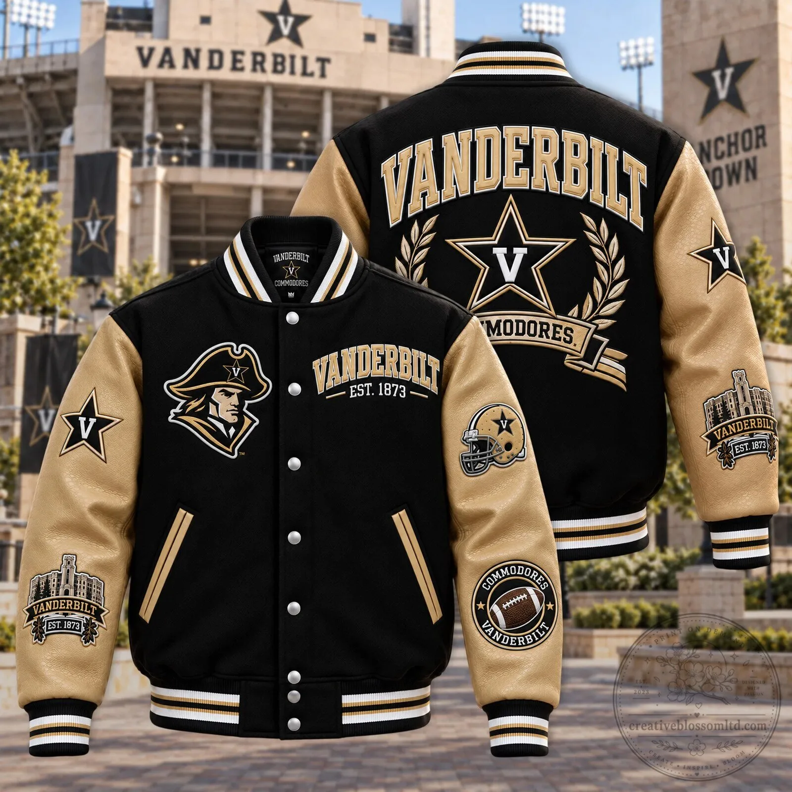 Vanderbilt Commodores NCAA Baseball Varsity Jacket