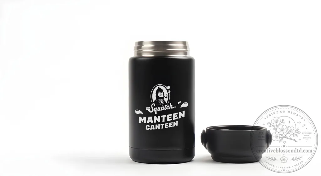 Dr Squatch Manteen Canteen Black Insulated Water Bottle Dr Squatch Manteen Canteen Black Insulated Water Bottle