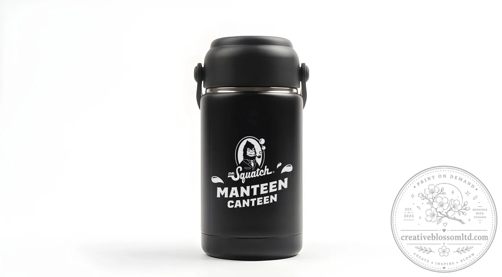 Dr Squatch Manteen Canteen Black Insulated Water Bottle 10 Dr Squatch Manteen Canteen Black Insulated Water Bottle