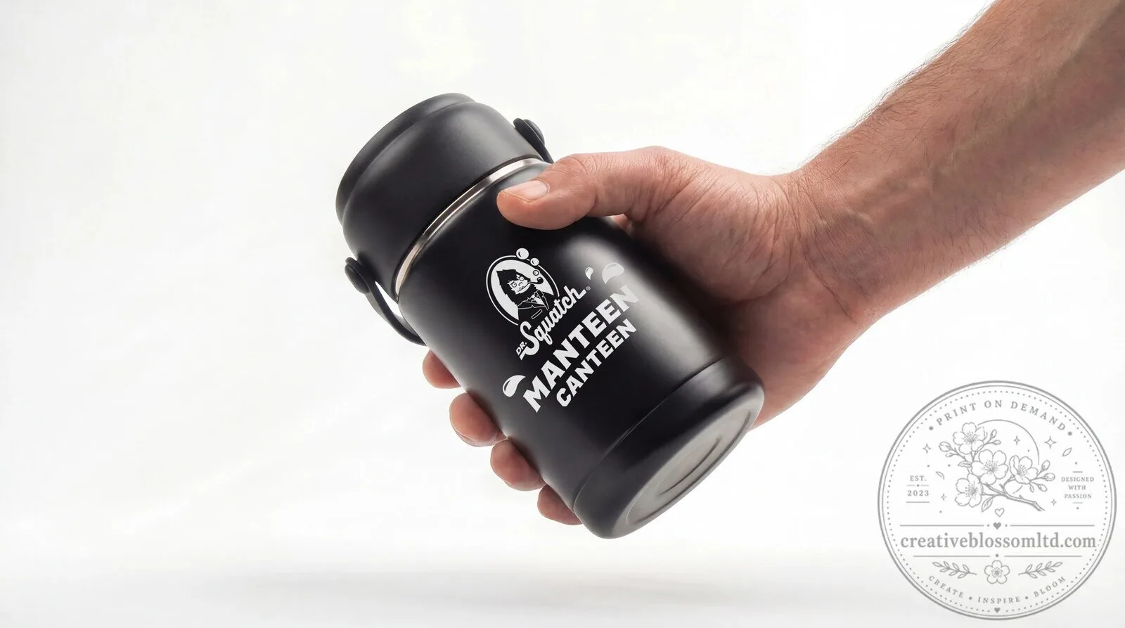Dr Squatch Manteen Canteen Black Insulated Water Bottle 11 Dr Squatch Manteen Canteen Black Insulated Water Bottle