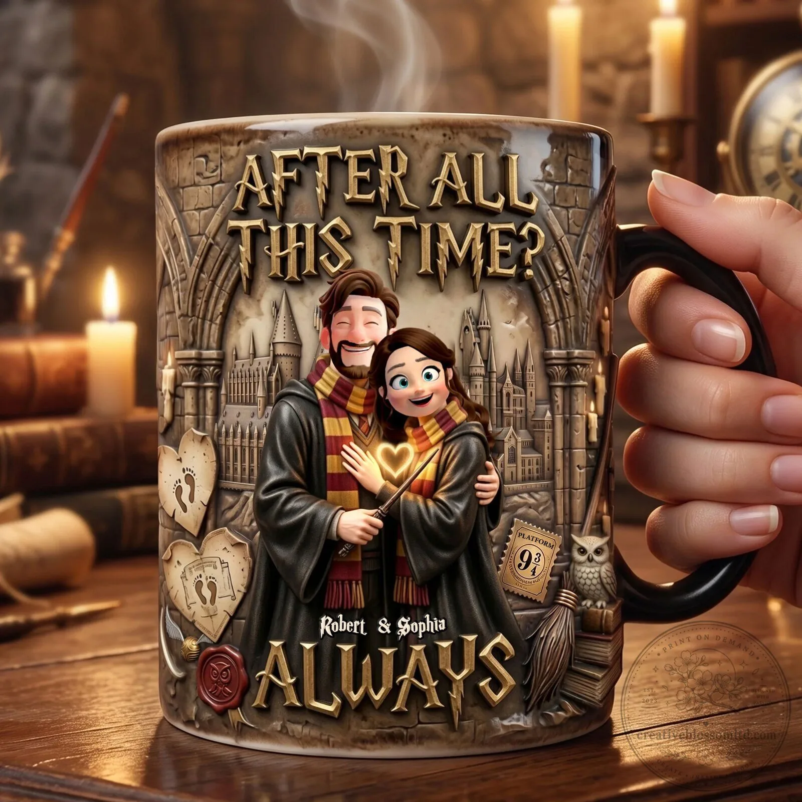 Harry Potter Always After All This Time Personalized Heat Changing Coffee Mug