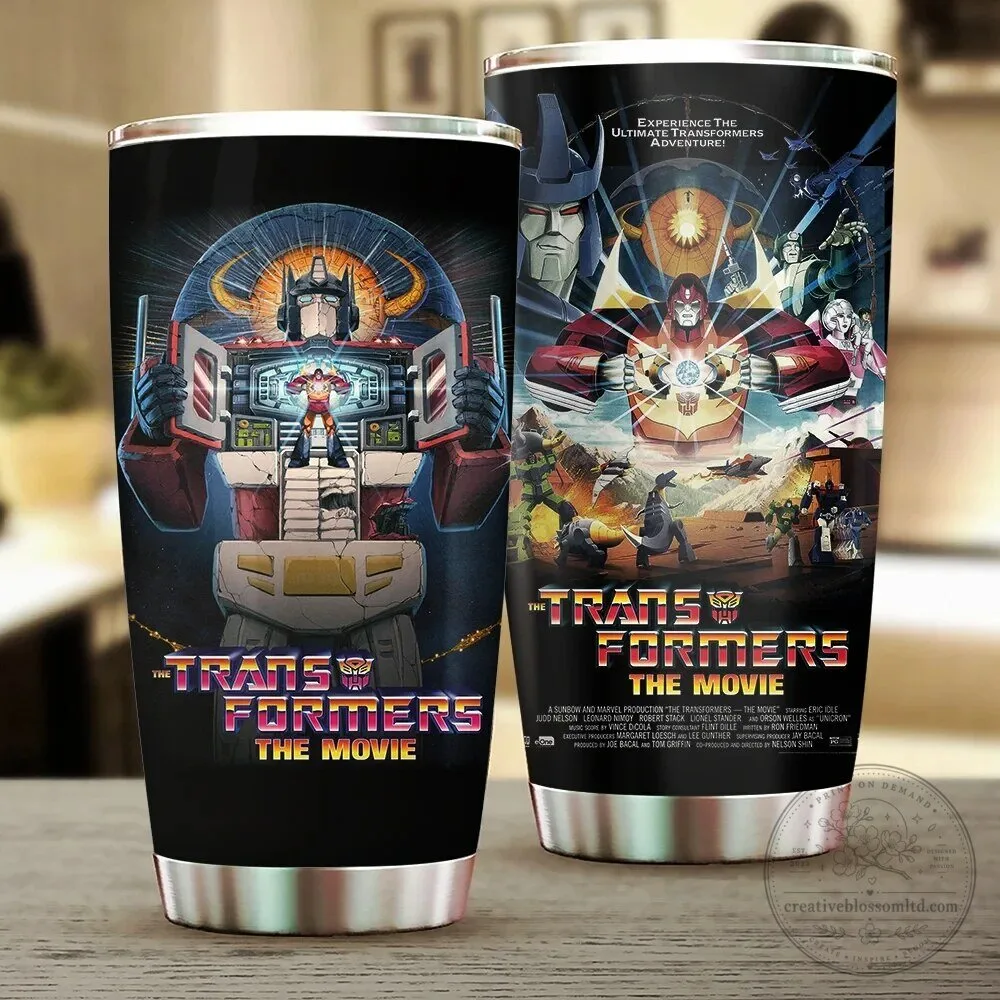 The Transformers The Movie Optimus Prime Stainless Steel Tumbler