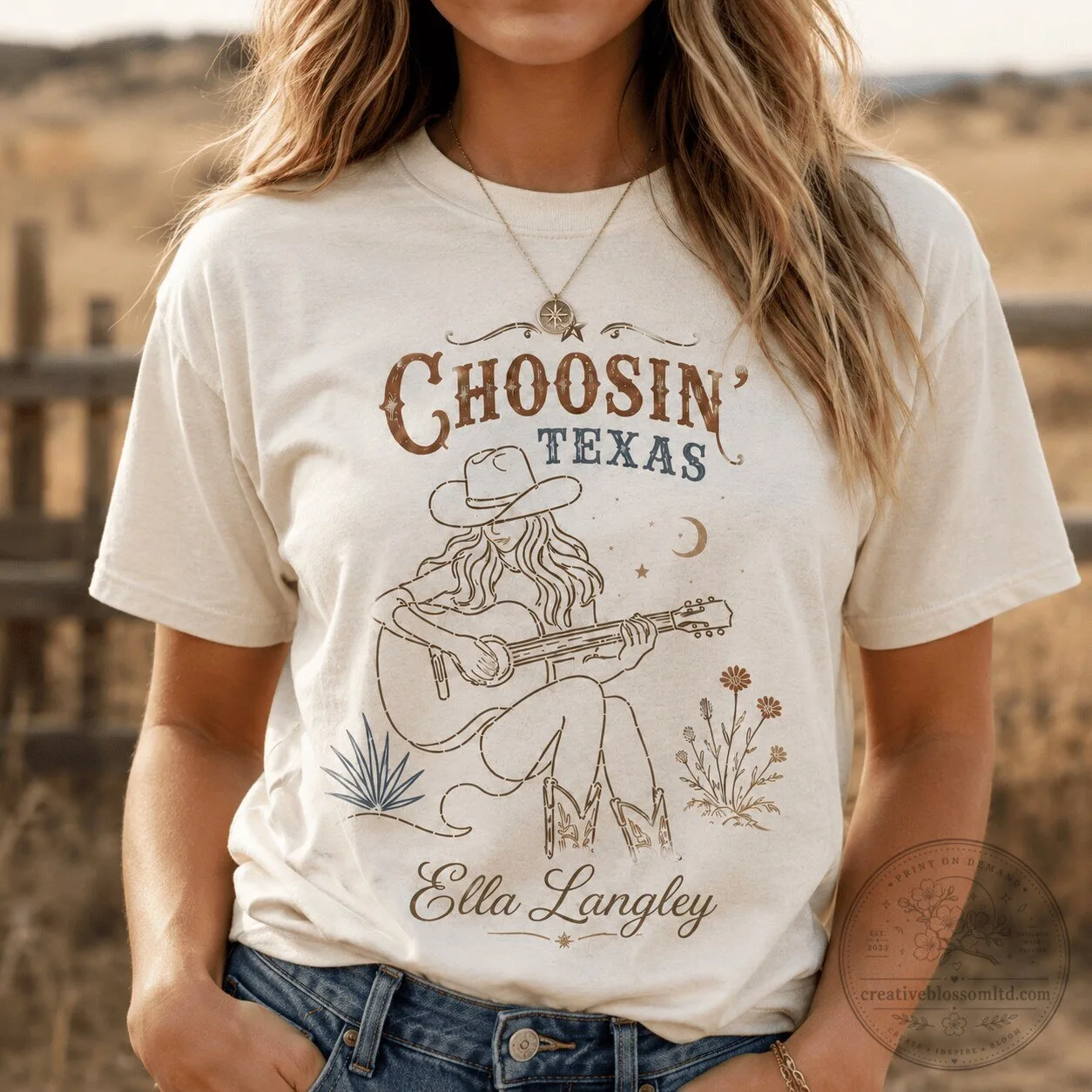 Choosin' Texas Ella Langley Country Music Fan T-Shirt