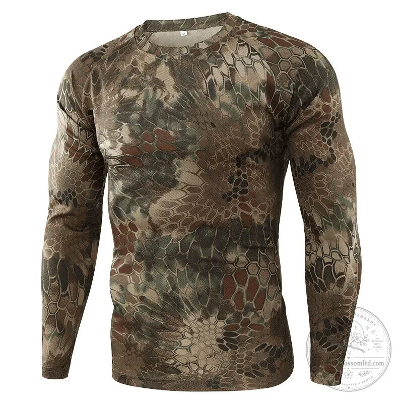 Tactical Hunting Camouflage Long Sleeve Shirt Breathable Quick Dry 2 Tactical Hunting Camouflage Long Sleeve Shirt Breathable Quick Dry