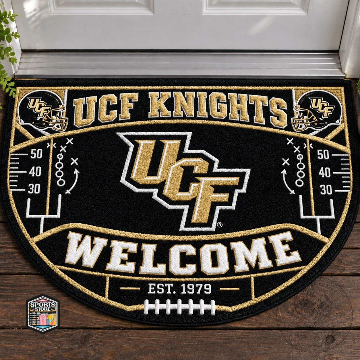 UCF Knights Football Welcome Doormat