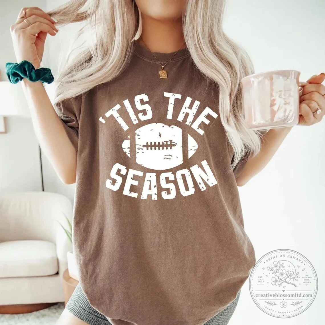 Tis The Season Game Day Football Sports Fan T-Shirt