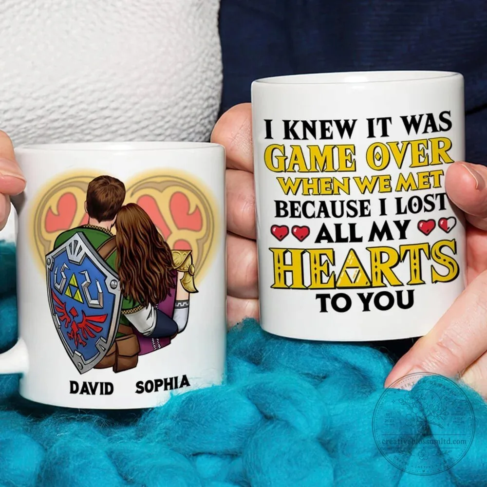 Legend of Zelda Couple Coffee Mug