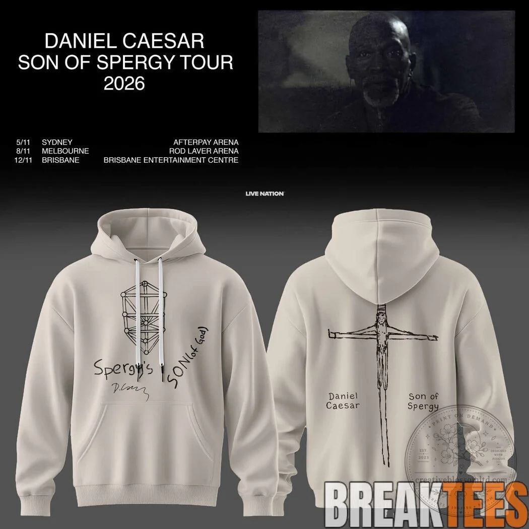 Daniel Caesar Son of Spergy Tour 2026 Concert Music Album Cover Hoodie 10 Daniel Caesar Son of Spergy Tour 2026 Concert Music Album Cover Hoodie