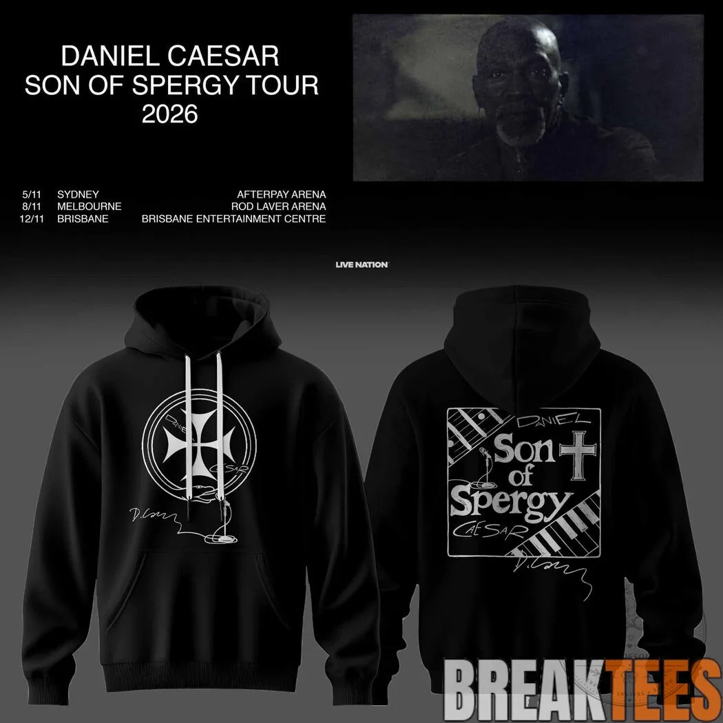 Daniel Caesar Son of Spergy Tour 2026 Concert Music Album Cover Hoodie 11 Daniel Caesar Son of Spergy Tour 2026 Concert Music Album Cover Hoodie