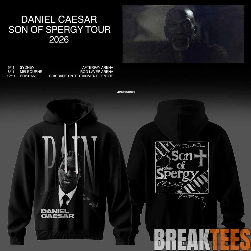 Daniel Caesar Son of Spergy Tour 2026 Concert Music Album Cover Hoodie 12 Daniel Caesar Son of Spergy Tour 2026 Concert Music Album Cover Hoodie