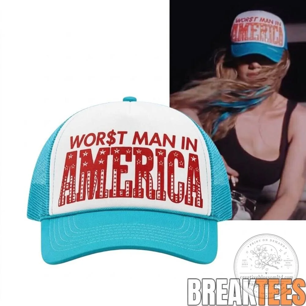 Slayyyter Worst Man In America Trucker Hat 1 Slayyyter Worst Man In America Trucker Hat