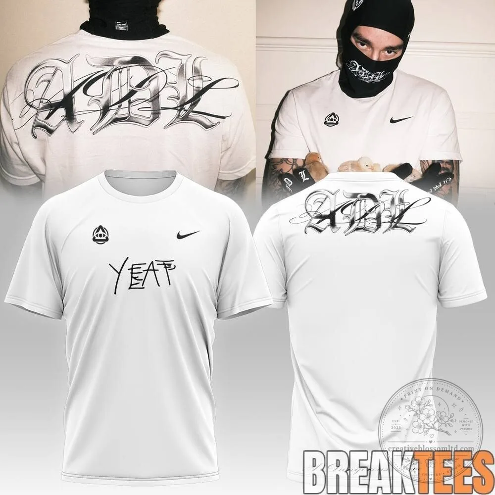 Yeat Love and Lyfe Tour White Short Sleeve Graphic T-Shirt