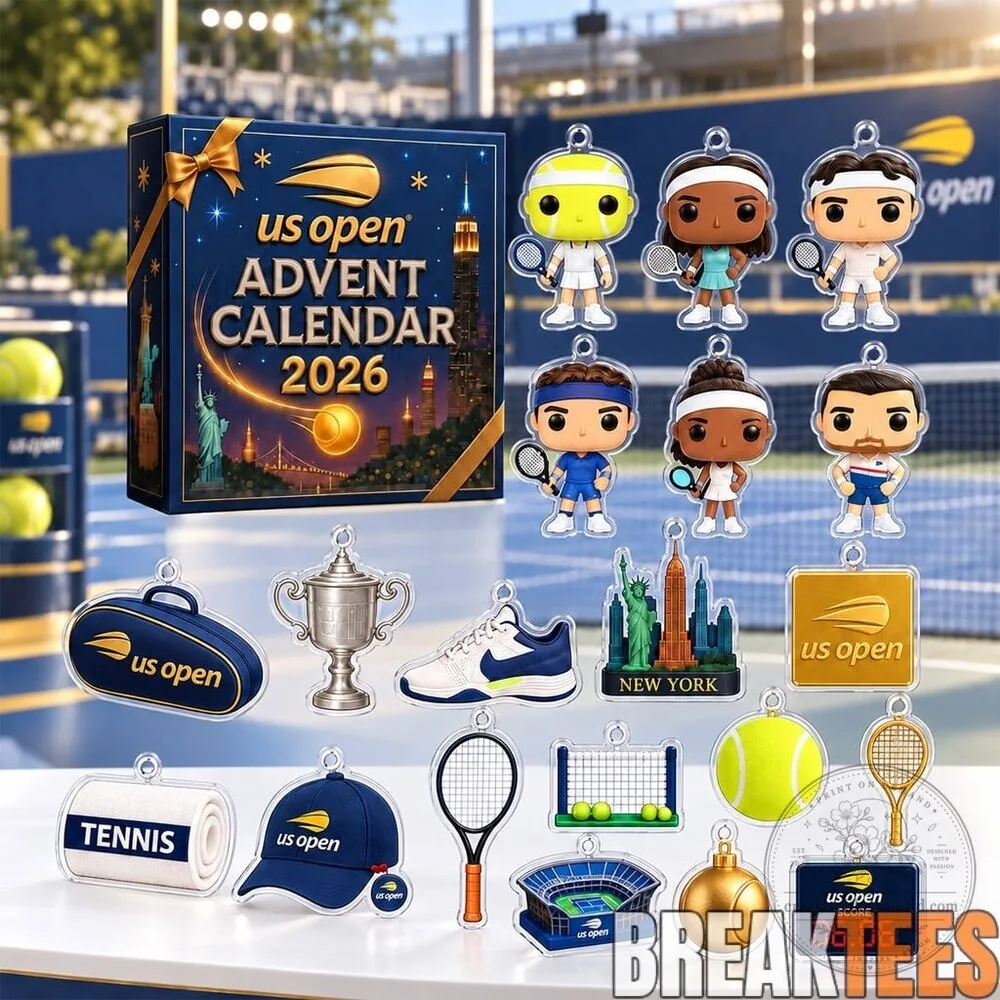 United States Open Tennis 2026 Advent Calendar with 24 Collectible Charms