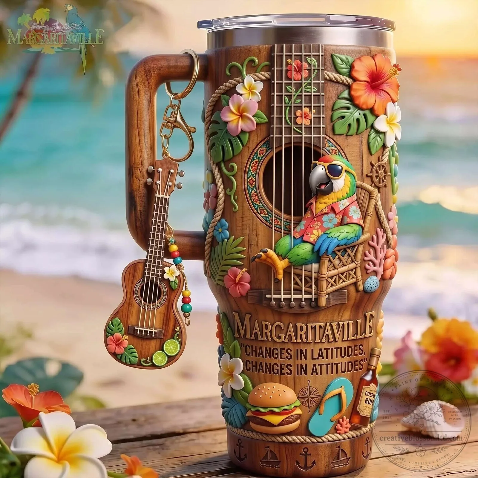 Jimmy Buffett Margaritaville Changes in Latitudes Insulated Tumbler 1 Jimmy Buffett Margaritaville Changes in Latitudes Insulated Tumbler