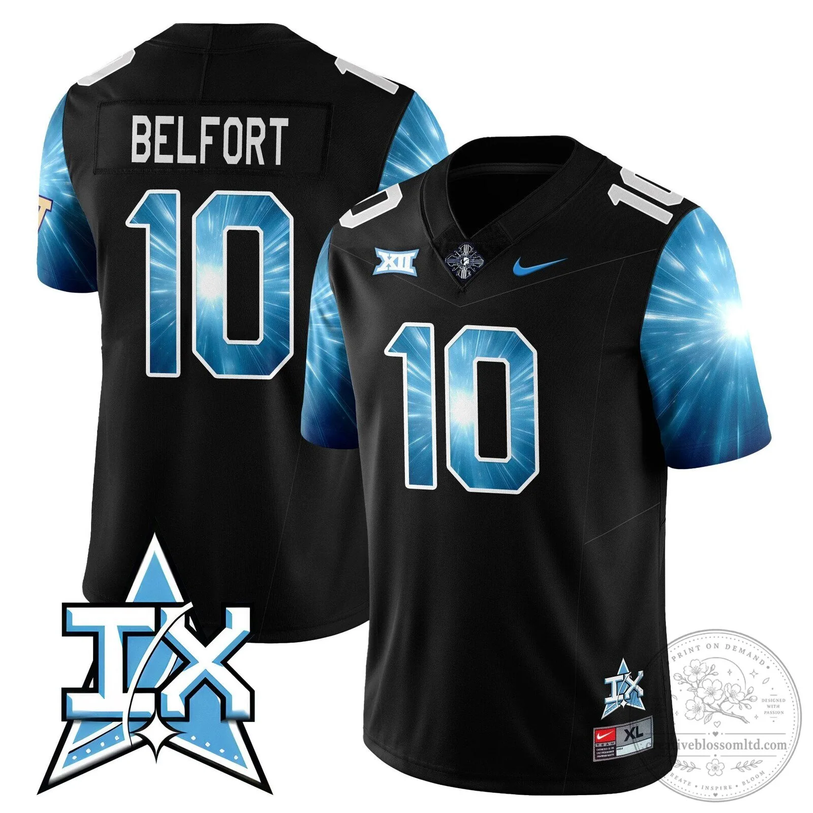 UCF Knights Football 2025 Space Game Uniform Stitched Jersey