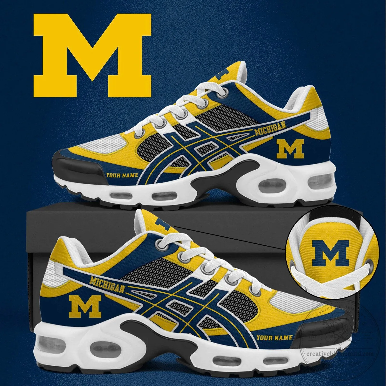 _ MICH 2026 Custom Air Max Plus Sneaker