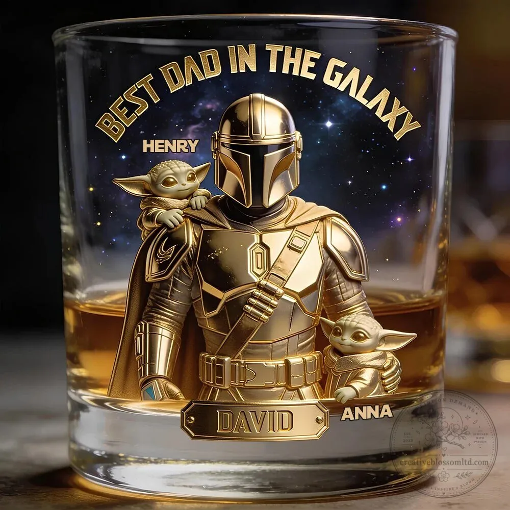 Star Wars Mandalorian Best Dad In The Galaxy Whiskey Glass 11 Star Wars Mandalorian Best Dad In The Galaxy Whiskey Glass