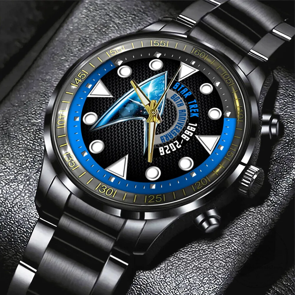 Stainless Steel Watch for Star Trek's 60th Anniversary Celebration