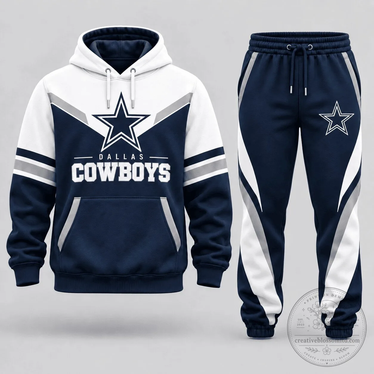 Dallas Cowboys National Football League Gridiron Motion Hoodie and Jogger Set