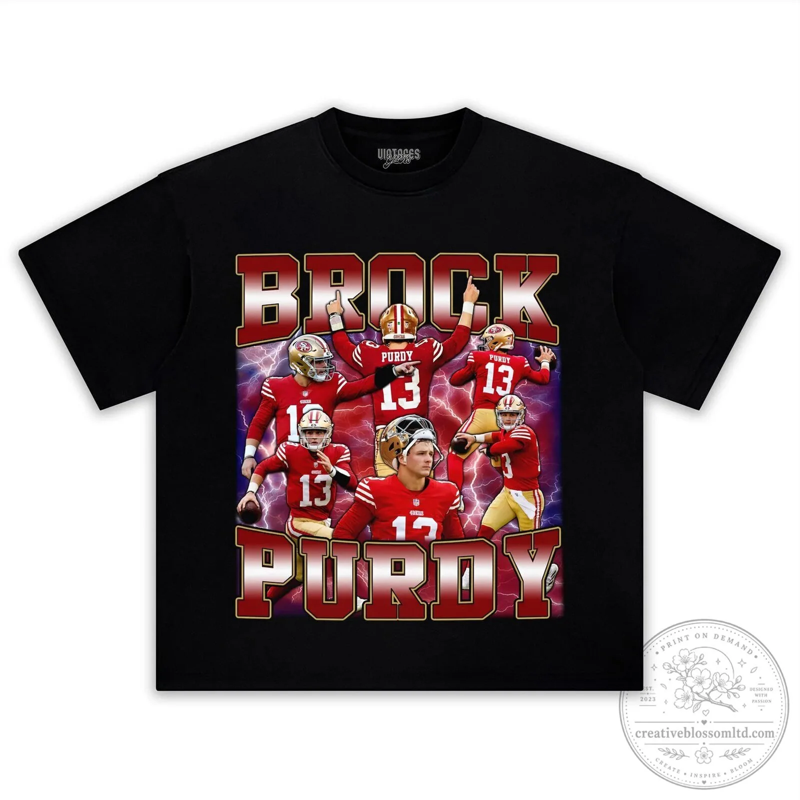Brock Purdy San Francisco 49ers Football Vintage Graphic T-Shirt