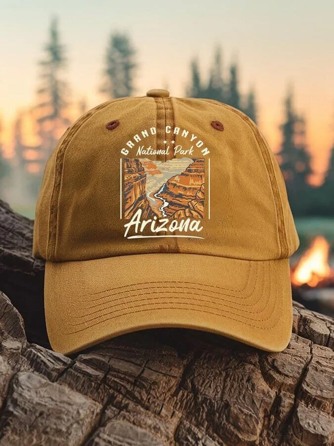 Grand Canyon National Park Arizona Vintage Baseball Cap Hat