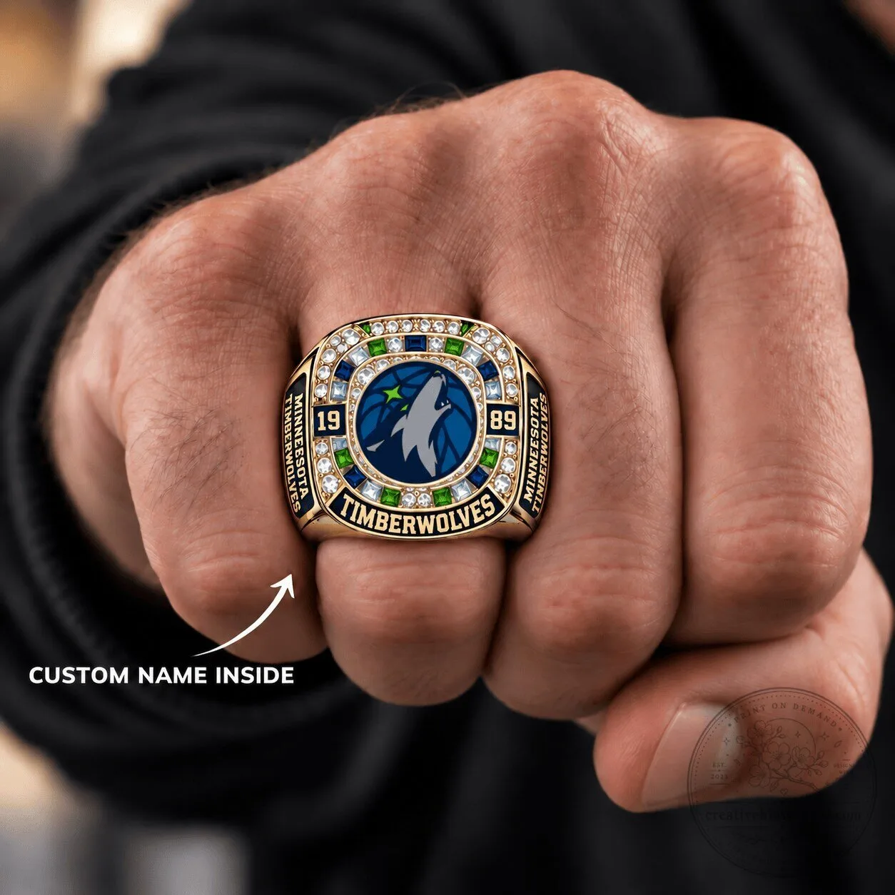 Minnesota Timberwolves NBA Championship Ring