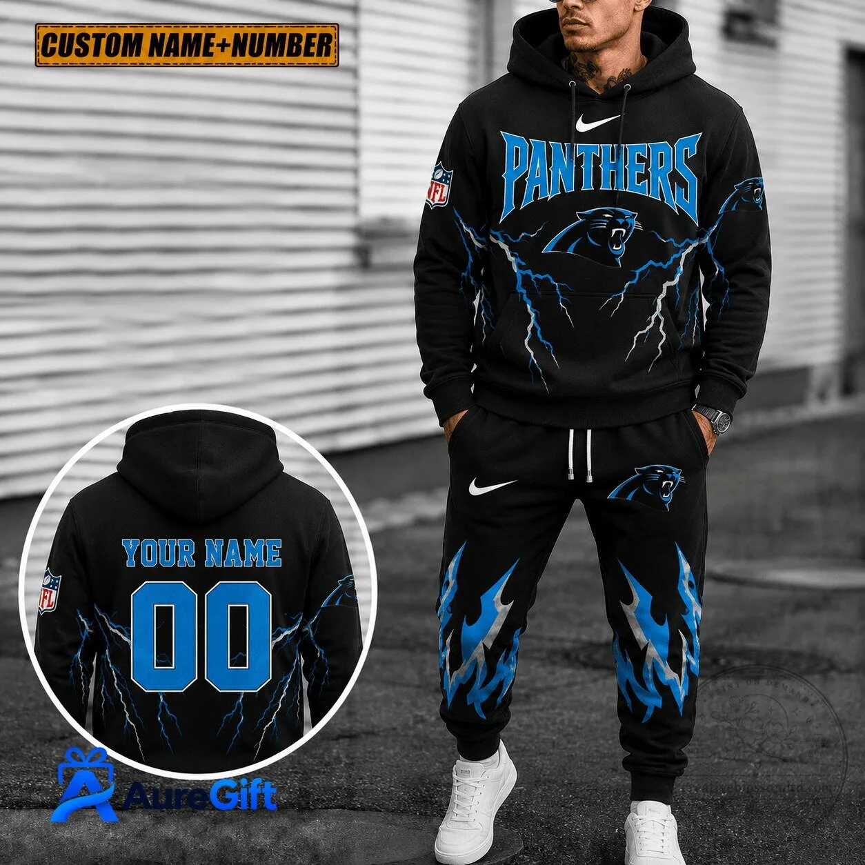 Personalized Hoodie for Carolina Panthers Football Team 2 Personalized Hoodie for Carolina Panthers Football Team