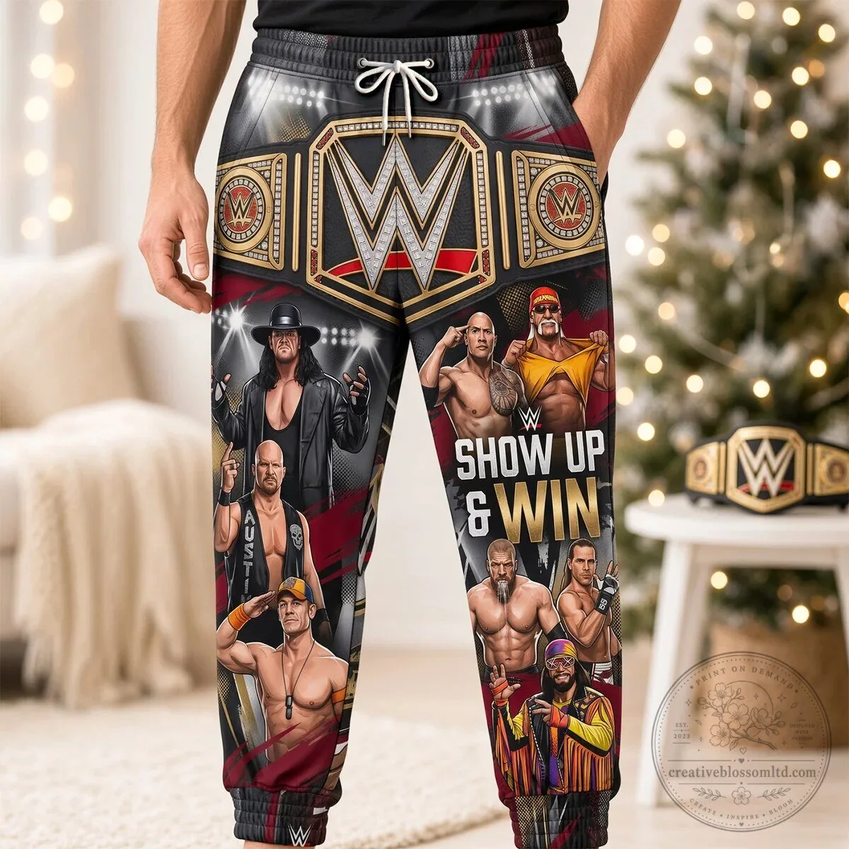 WWE Legends Championship Belt Show Up & Win Wrestling Fan Pants 9 WWE Legends Championship Belt Show Up & Win Wrestling Fan Pants