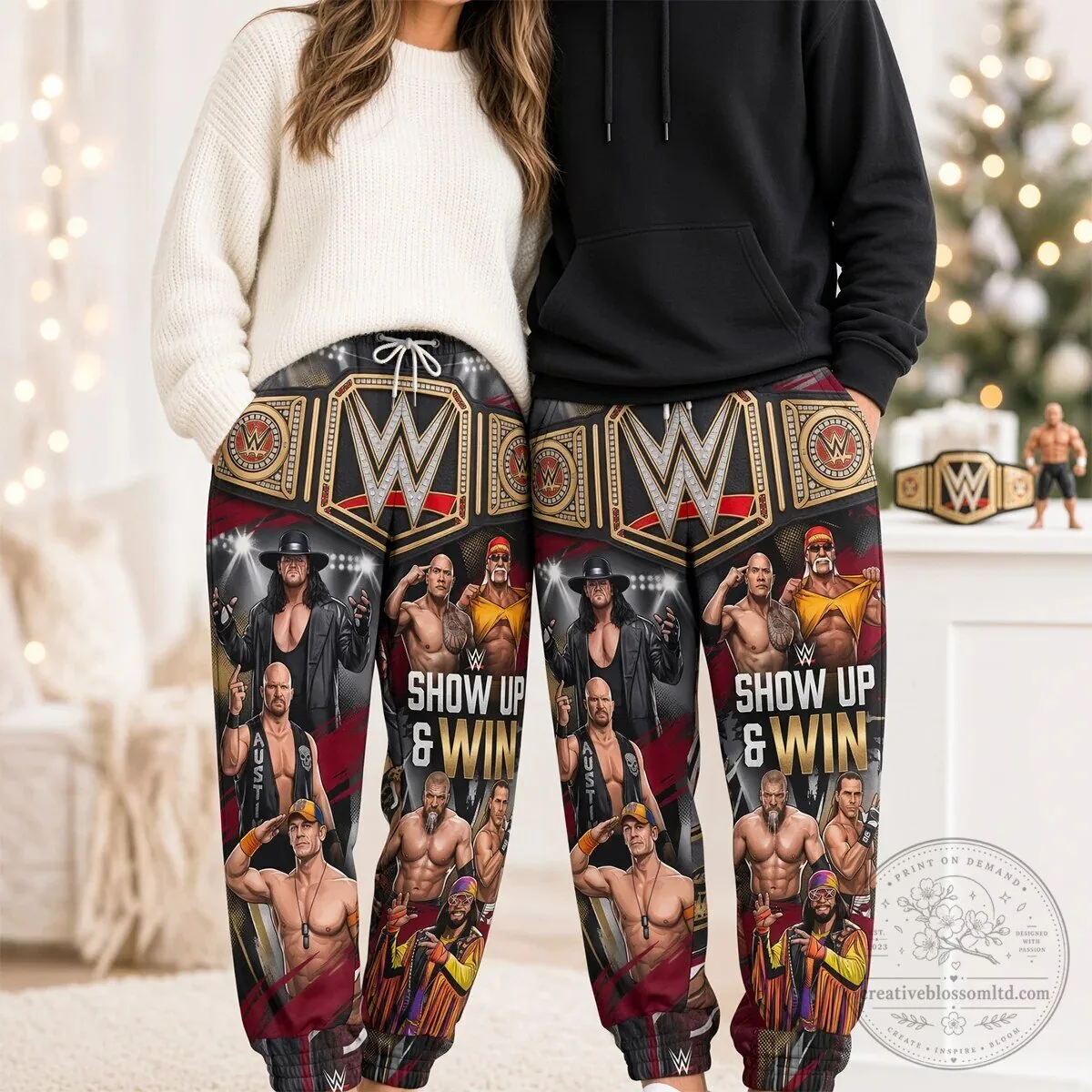 WWE Legends Championship Belt Show Up & Win Wrestling Fan Pants 11 WWE Legends Championship Belt Show Up & Win Wrestling Fan Pants