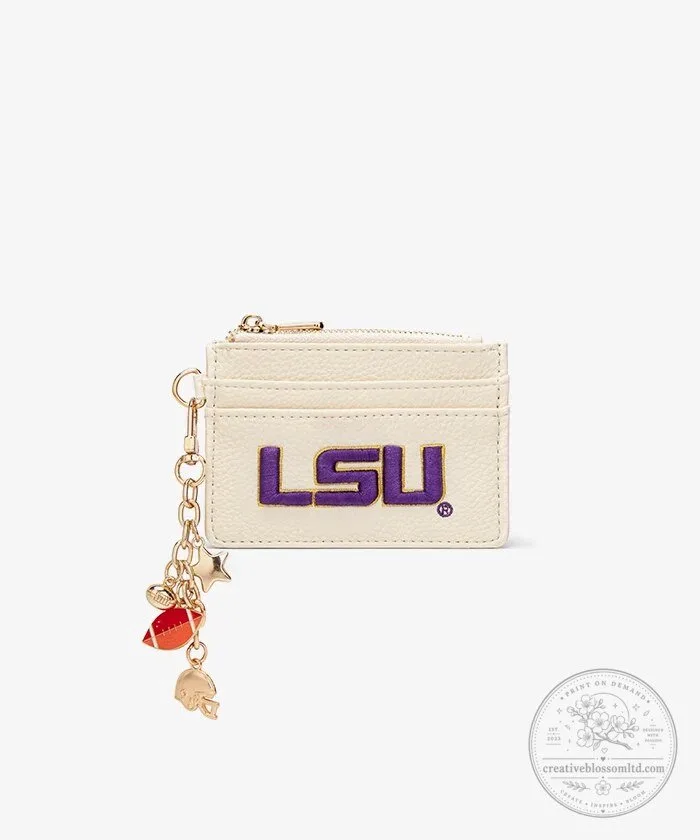 Louisiana State University Tigers Football Team Card Holder Wallet