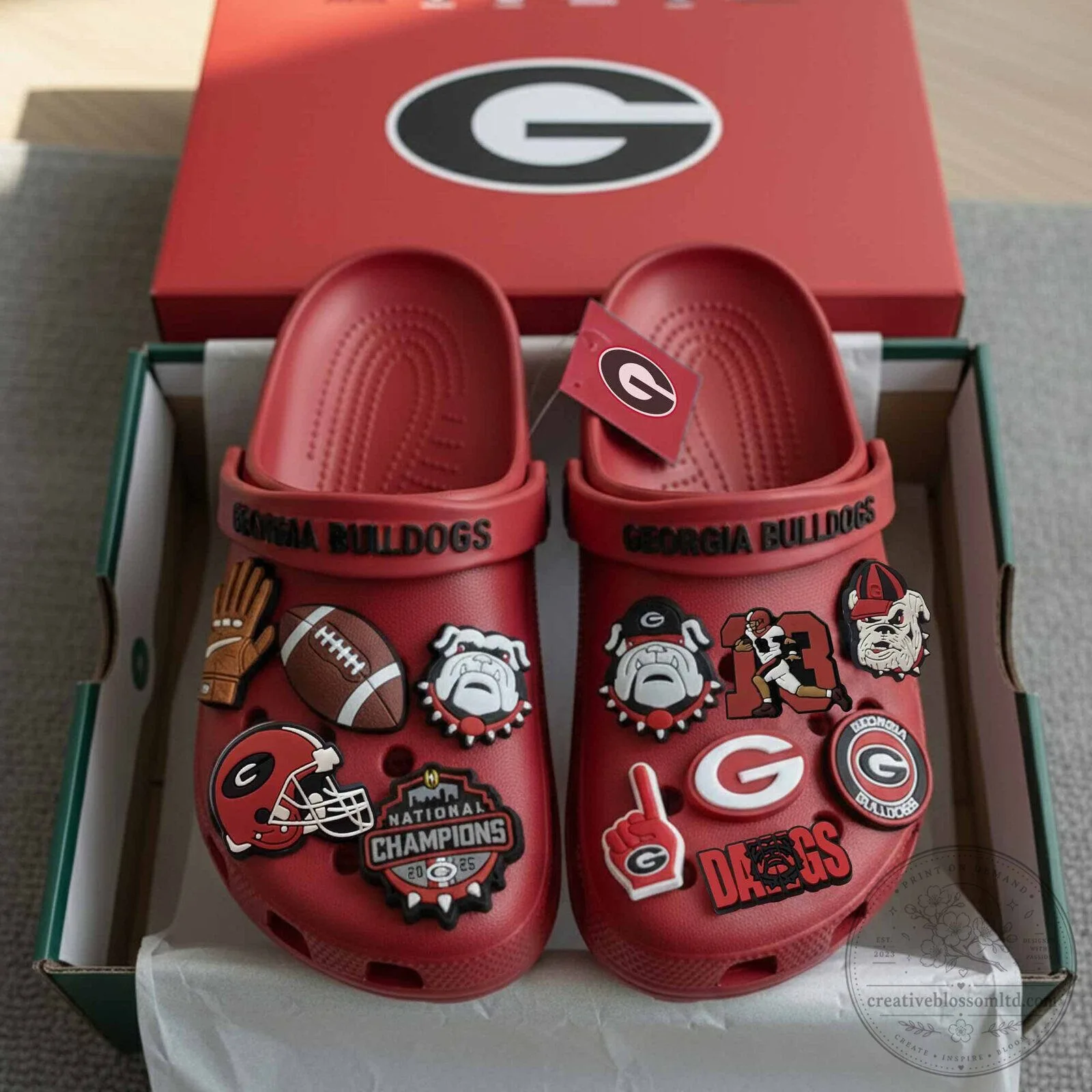 Georgia Bulldogs National Champions Football Team Crocs Clogs 1 Georgia Bulldogs National Champions Football Team Crocs Clogs