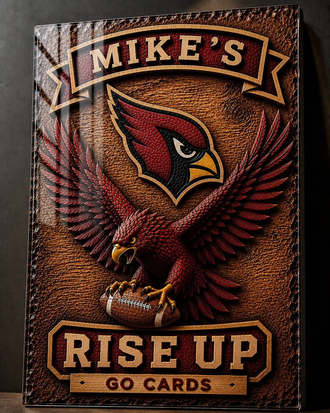 Philadelphia Eagles Mike's Go Birds Fly Eagles Fly Football Wall Art Sign 68 Philadelphia Eagles Mike
