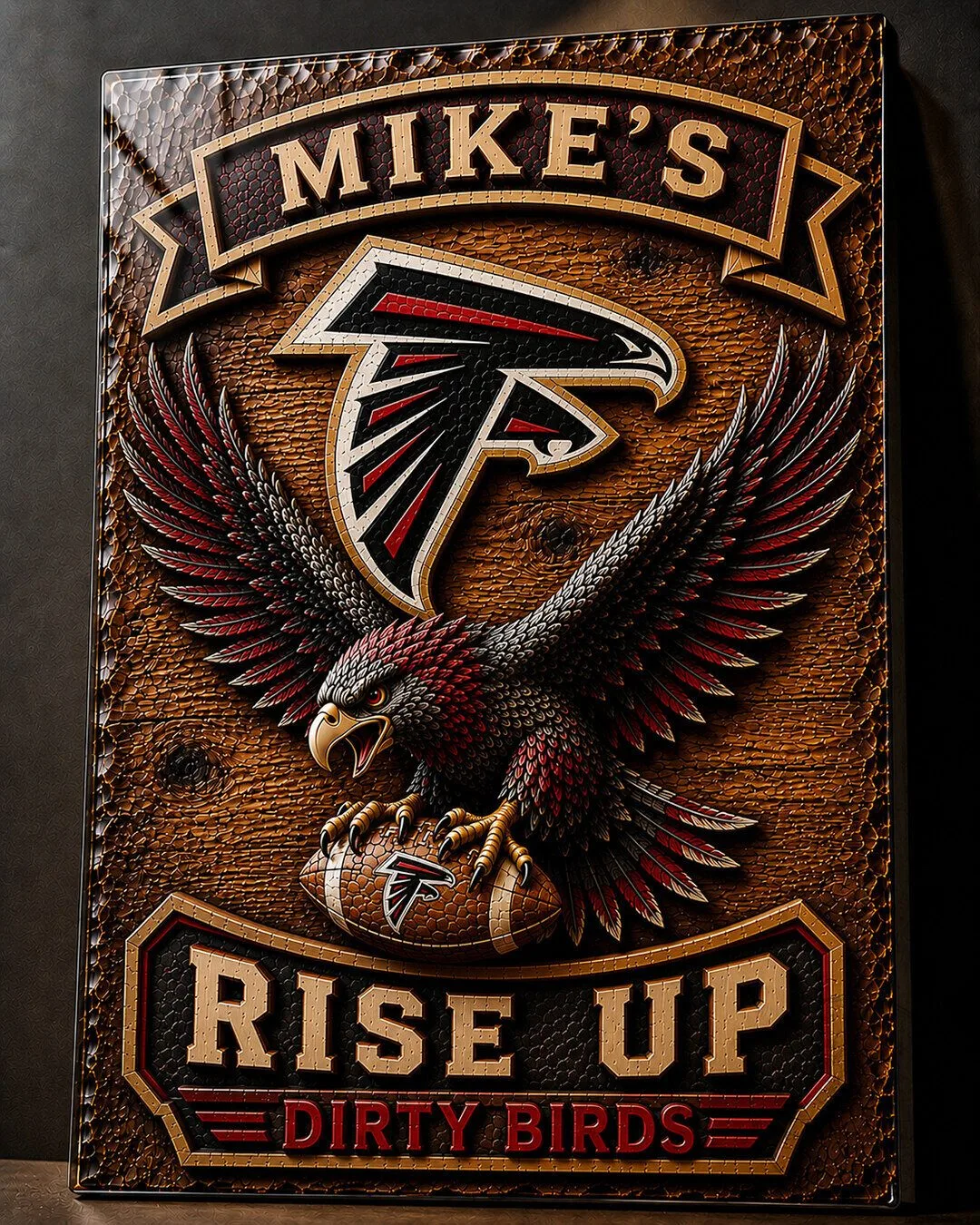 Philadelphia Eagles Mike's Go Birds Fly Eagles Fly Football Wall Art Sign 70 Philadelphia Eagles Mike