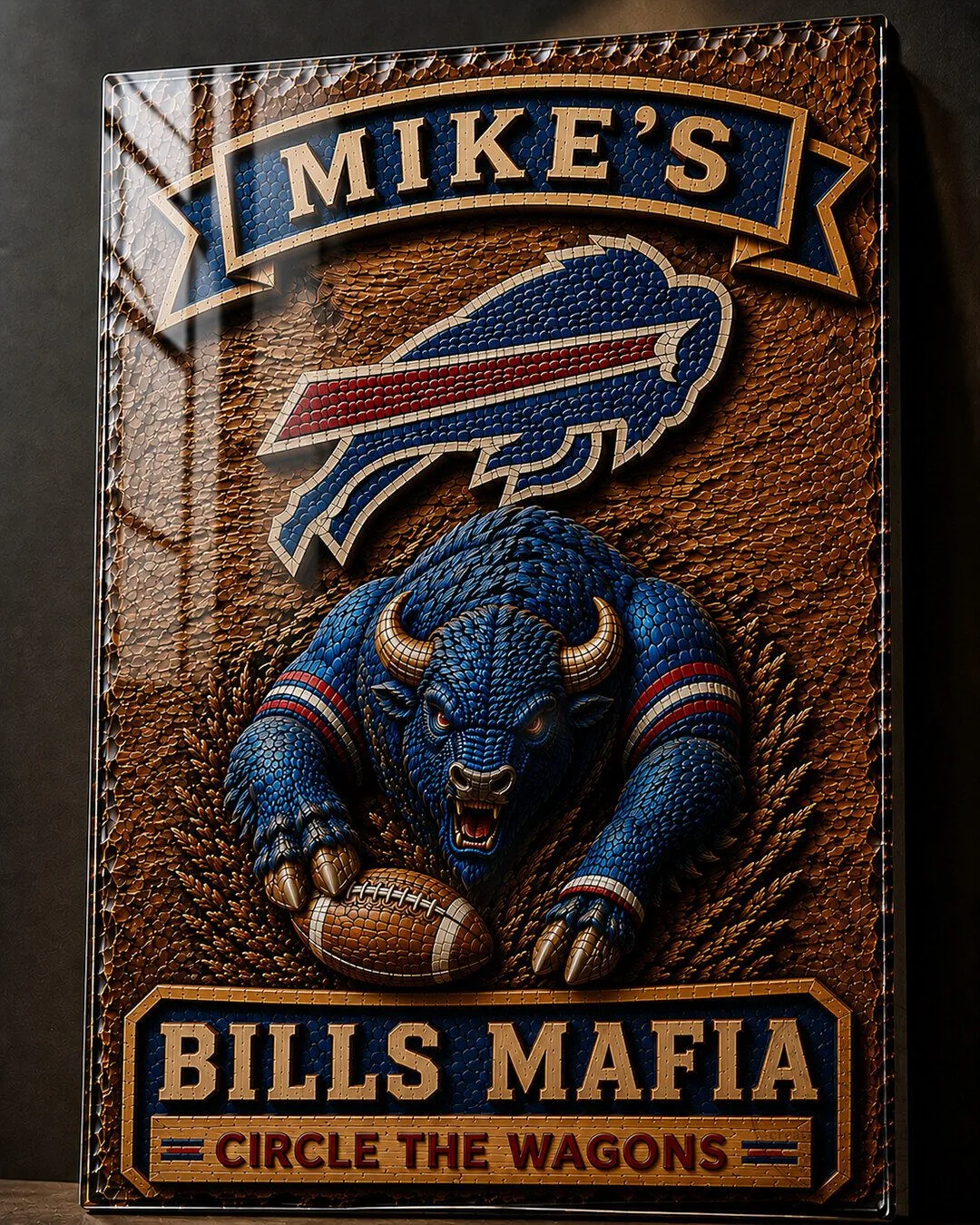 Philadelphia Eagles Mike's Go Birds Fly Eagles Fly Football Wall Art Sign 74 Philadelphia Eagles Mike