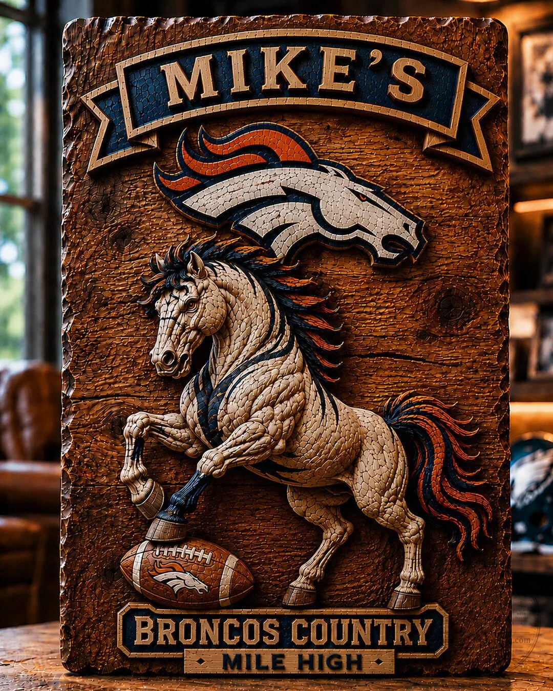 Philadelphia Eagles Mike's Go Birds Fly Eagles Fly Football Wall Art Sign 85 Philadelphia Eagles Mike