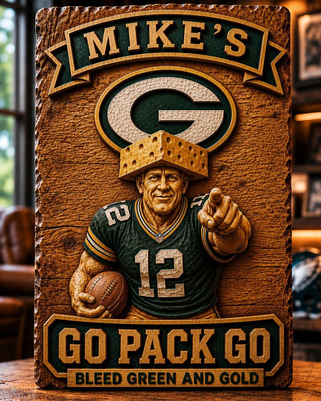 Philadelphia Eagles Mike's Go Birds Fly Eagles Fly Football Wall Art Sign 89 Philadelphia Eagles Mike