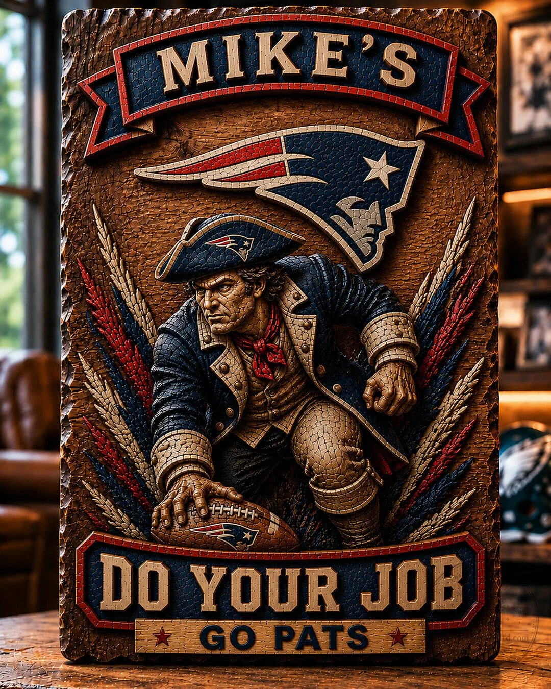 Philadelphia Eagles Mike's Go Birds Fly Eagles Fly Football Wall Art Sign 107 Philadelphia Eagles Mike
