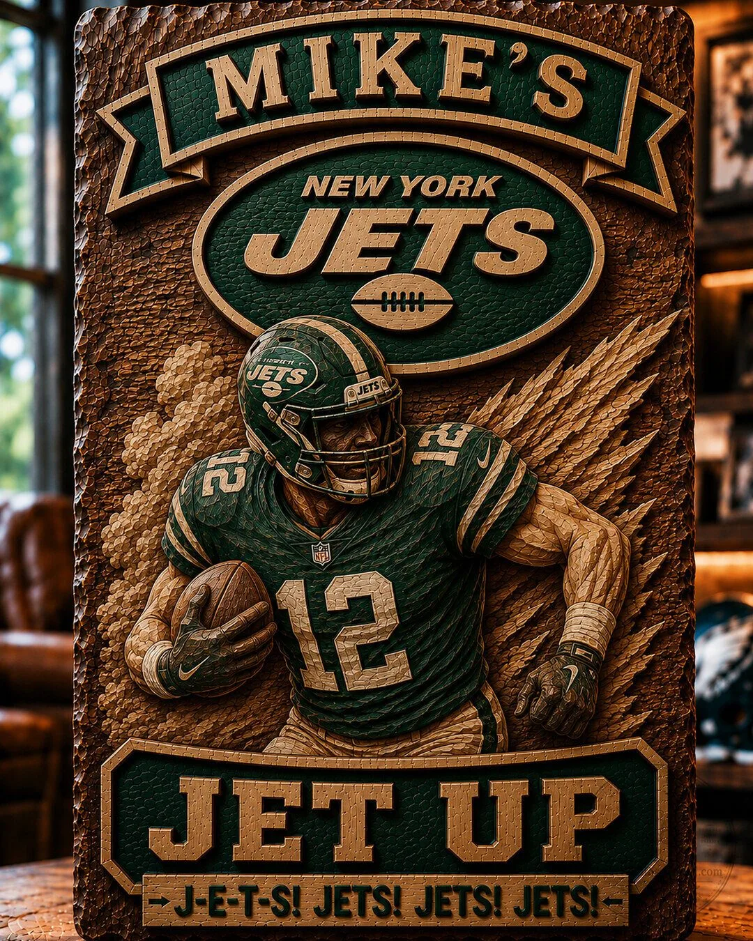 Philadelphia Eagles Mike's Go Birds Fly Eagles Fly Football Wall Art Sign 115 Philadelphia Eagles Mike