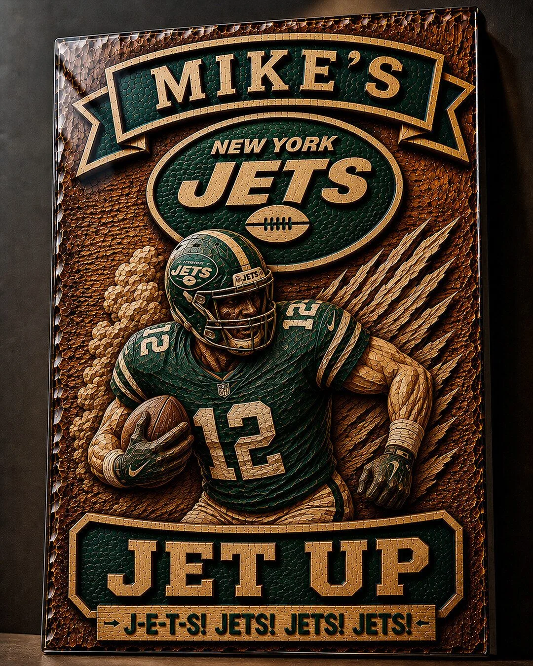 Philadelphia Eagles Mike's Go Birds Fly Eagles Fly Football Wall Art Sign 116 Philadelphia Eagles Mike